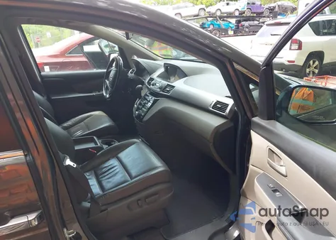 2013 Honda Odyssey Ex-L из США, поврежденный, VIN 5FNRL5H64DB041999